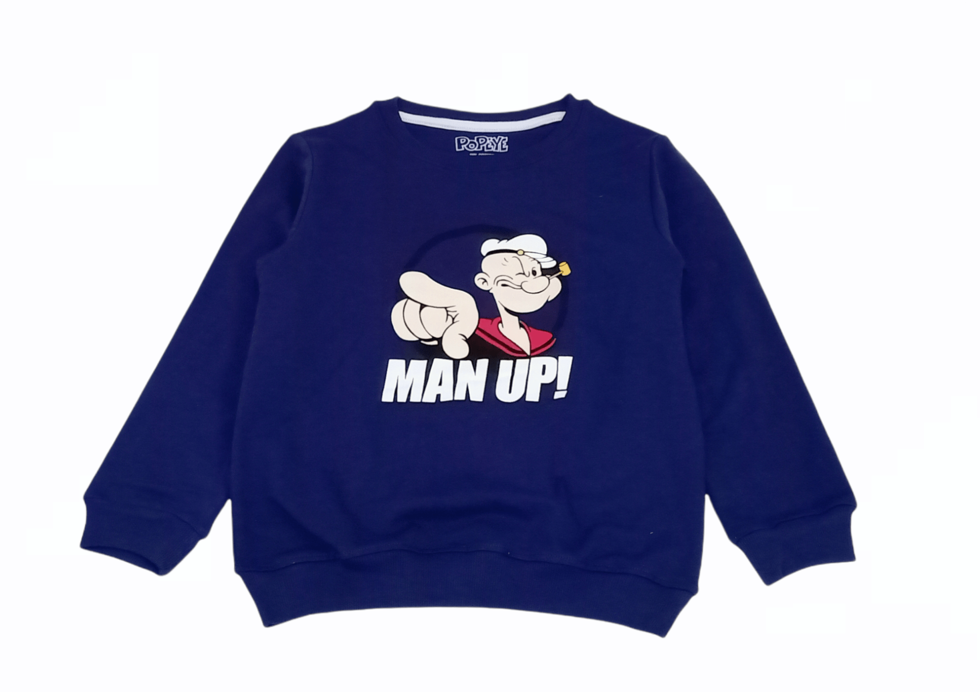 ElOutlet Kids Sweatshirts Boy Cotton Sweatshirt - Popeye - Dark Blue
