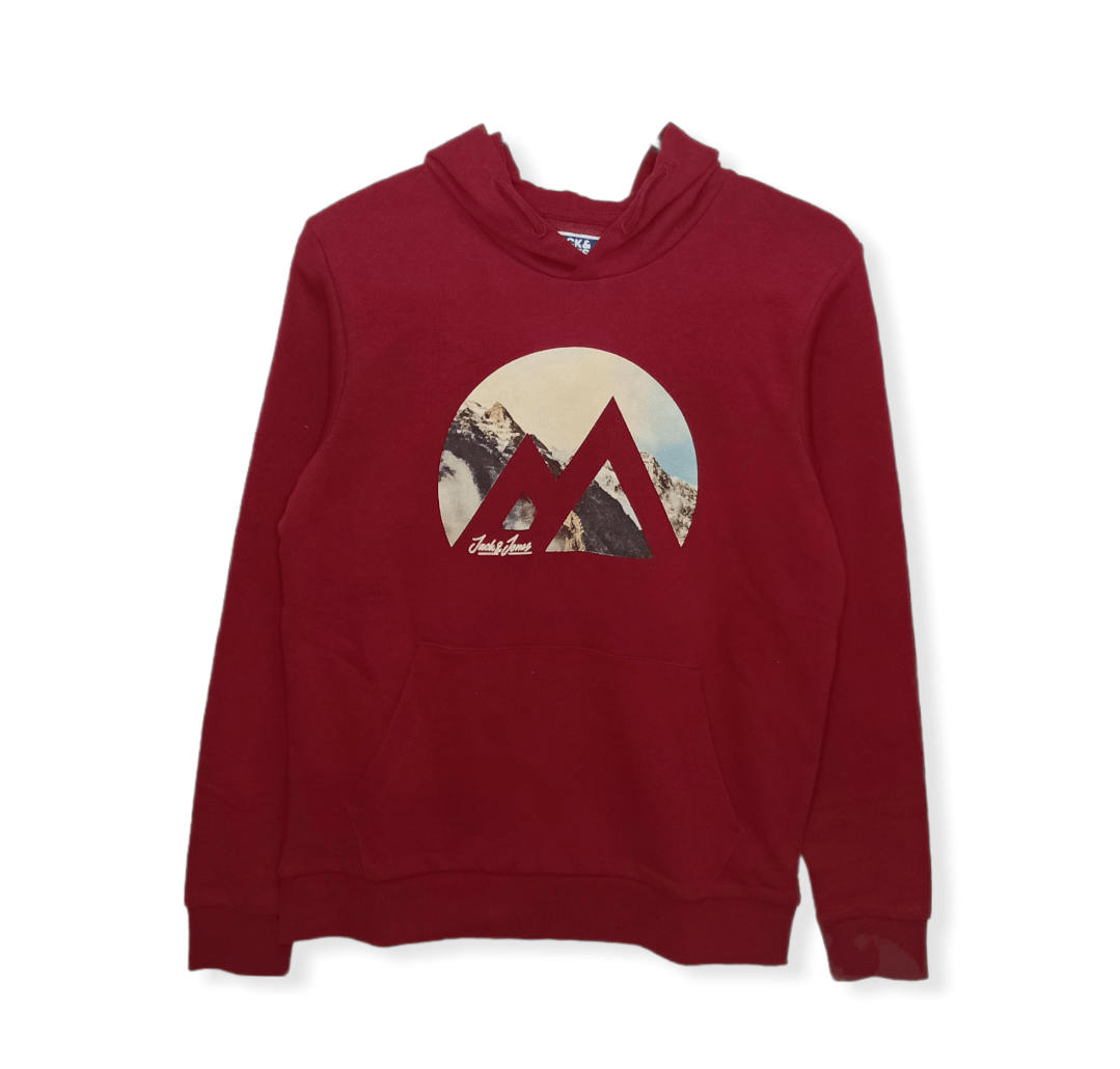 ElOutlet Kids Sweatshirts Boy J&J Sweatshirt  - Crimson