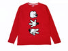 ElOutlet Kids Sweatshirts Boy mickey Cotton Sweatshirt - Red