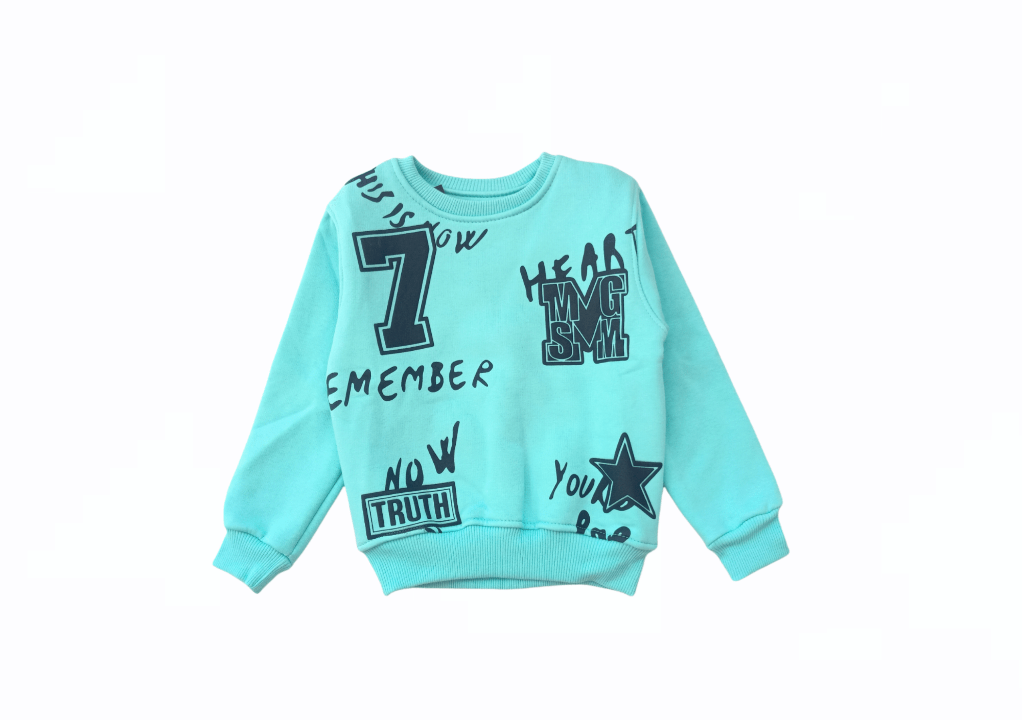 ElOutlet Kids Sweatshirts Boy Sweatshirt MSGM - Aqua