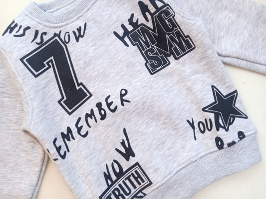 ElOutlet Kids Sweatshirts Boy Sweatshirt MSGM - Grey