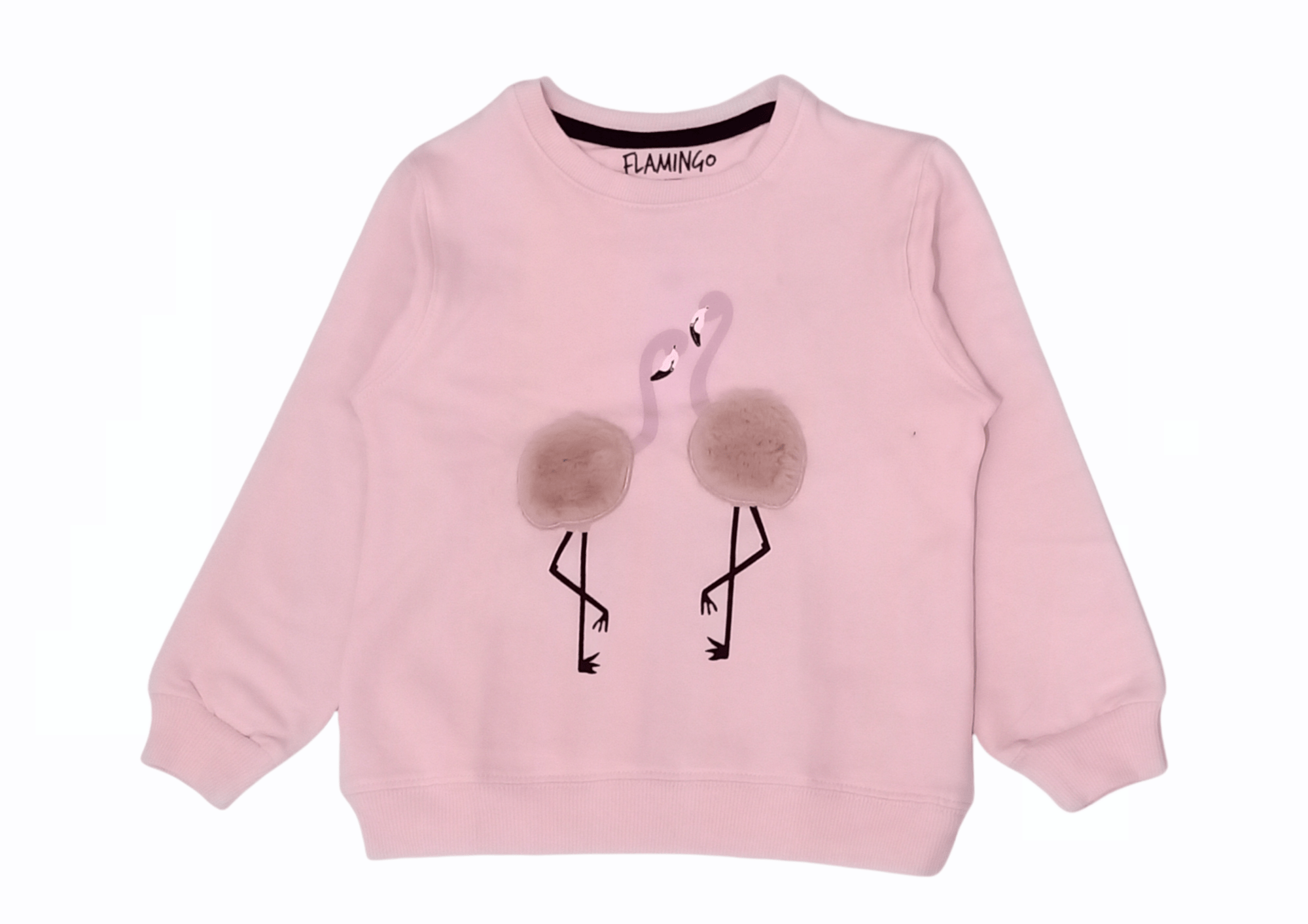 ElOutlet Kids Sweatshirts Girl Sweatshirt - Flamingo - Pink