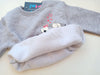 ElOutlet Kids Sweatshirts Girls Love Sweatshirt - Grey