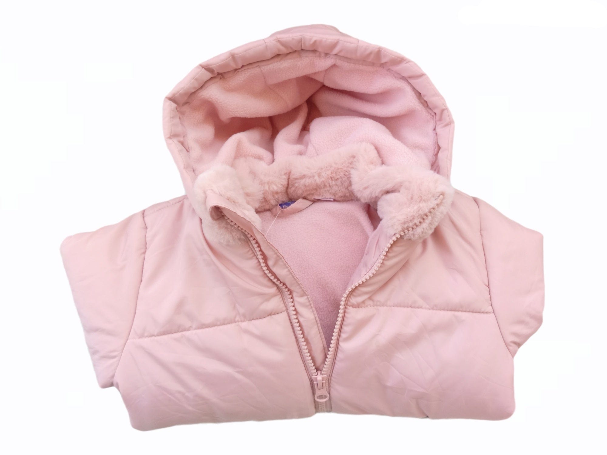 ElOutlet Kids Sweatshirts Girls Pink Puffer Coat