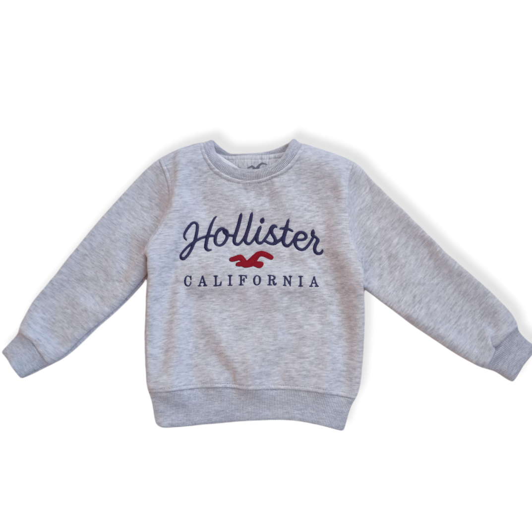 ElOutlet Kids Sweatshirts Kids Hollister Sweatshirt - Grey