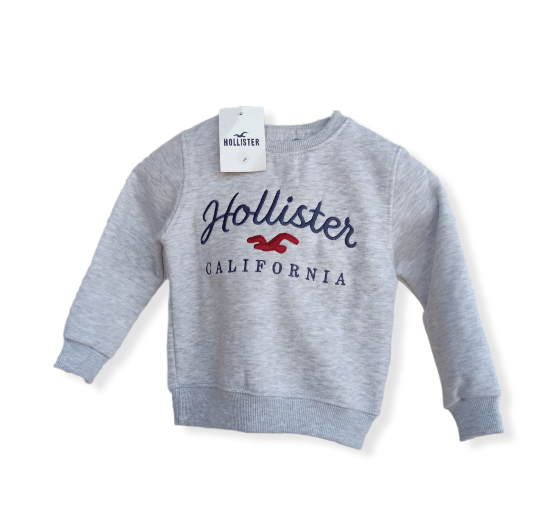 ElOutlet Kids Sweatshirts Kids Hollister Sweatshirt - Grey