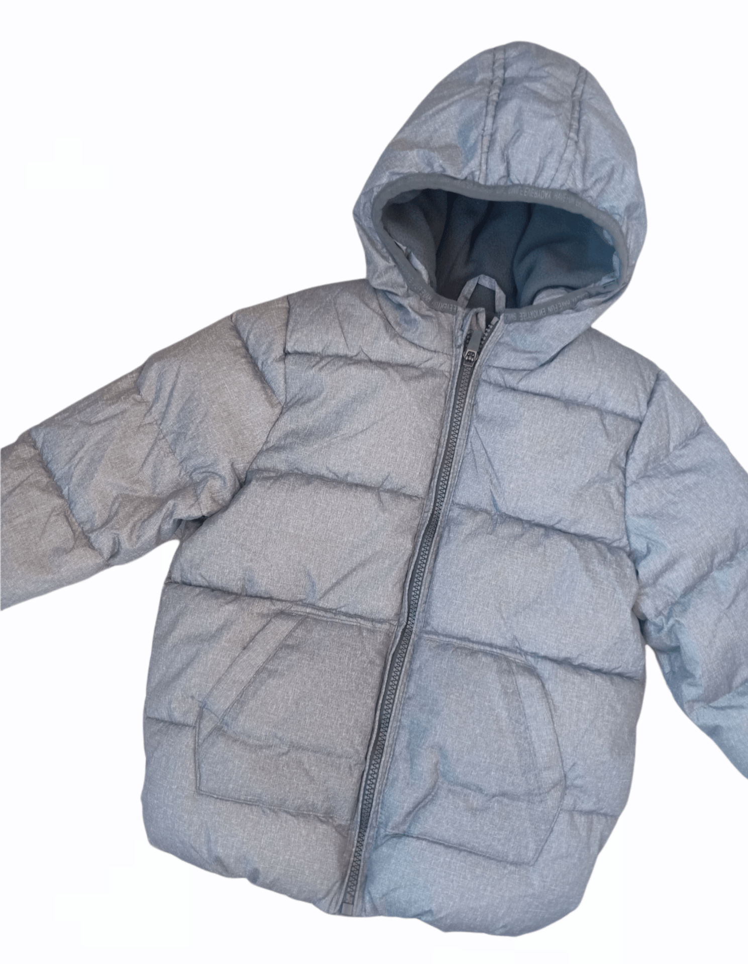 ElOutlet Kids Sweatshirts Kids Puffer Jacket - Sliver