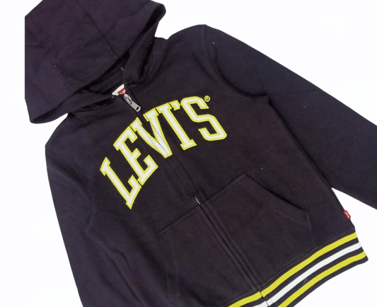 ElOutlet Kids Sweatshirts Levi's Zip-Through Jacket - Black