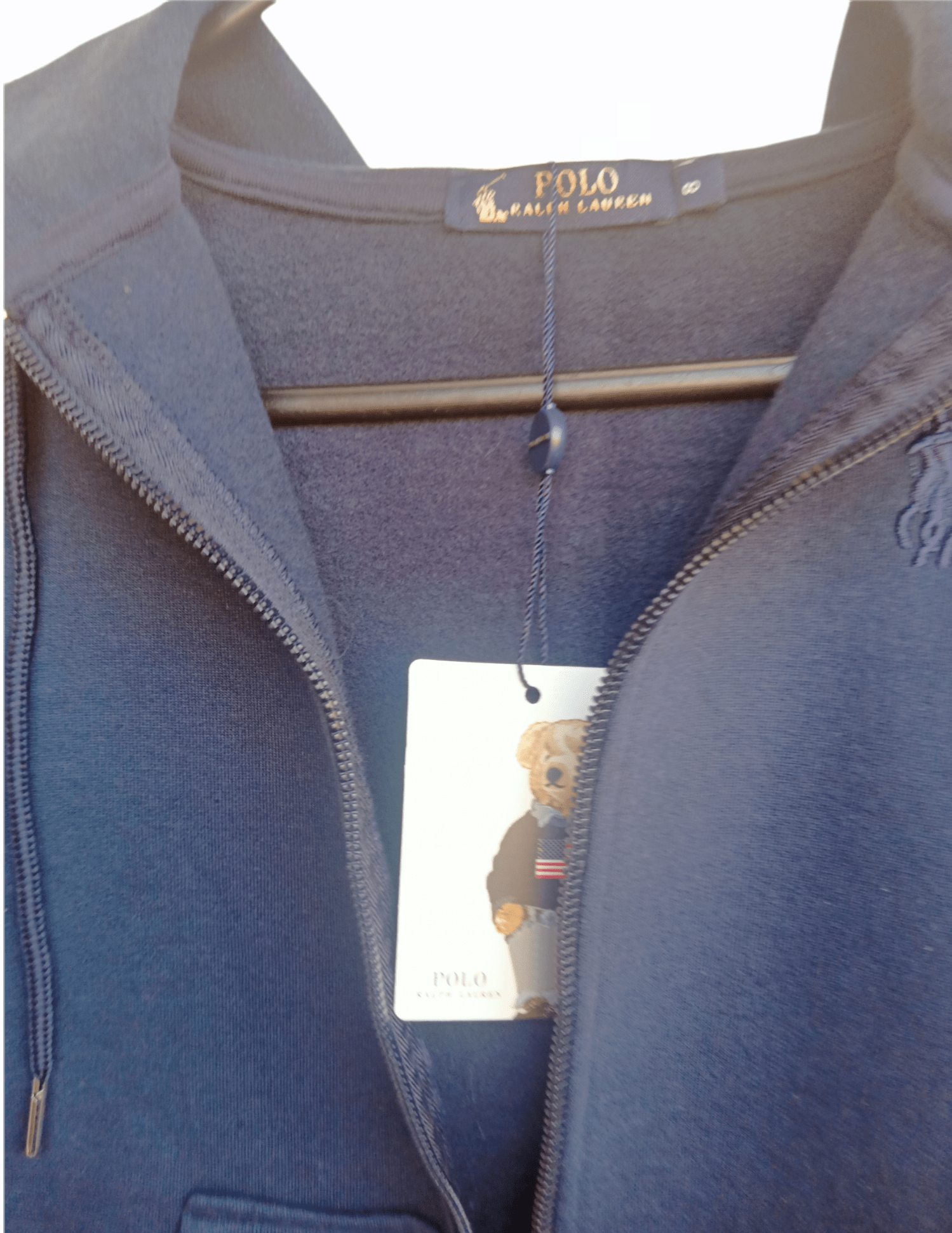 ElOutlet Kids Sweatshirts Polo Zip-Through Jacket - Blue