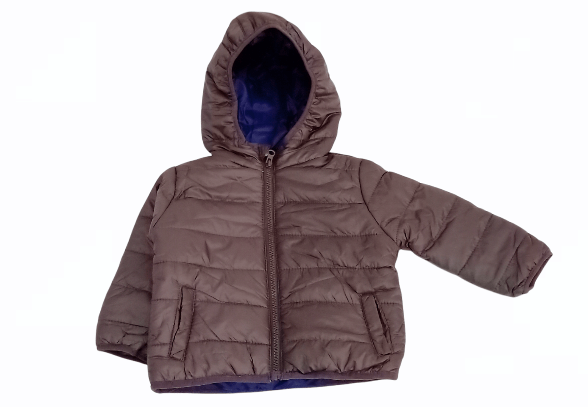 ElOutlet Kids Sweatshirts Puffer Kids Jacket - Brown