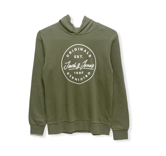 ElOutlet Kids Sweatshirts size 12 (8-10 Years) Boy J&J Sweatshirt  - Olive  Green