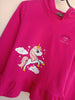 ElOutlet Kids Sweatshirts size 12 (9-10 years) Girls Sweatshirt - Unicorn - fuchsia