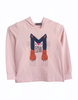 ElOutlet Kids Sweatshirts Size 6 (4-5 years) Girls Sweatshirt - MEOW - pink