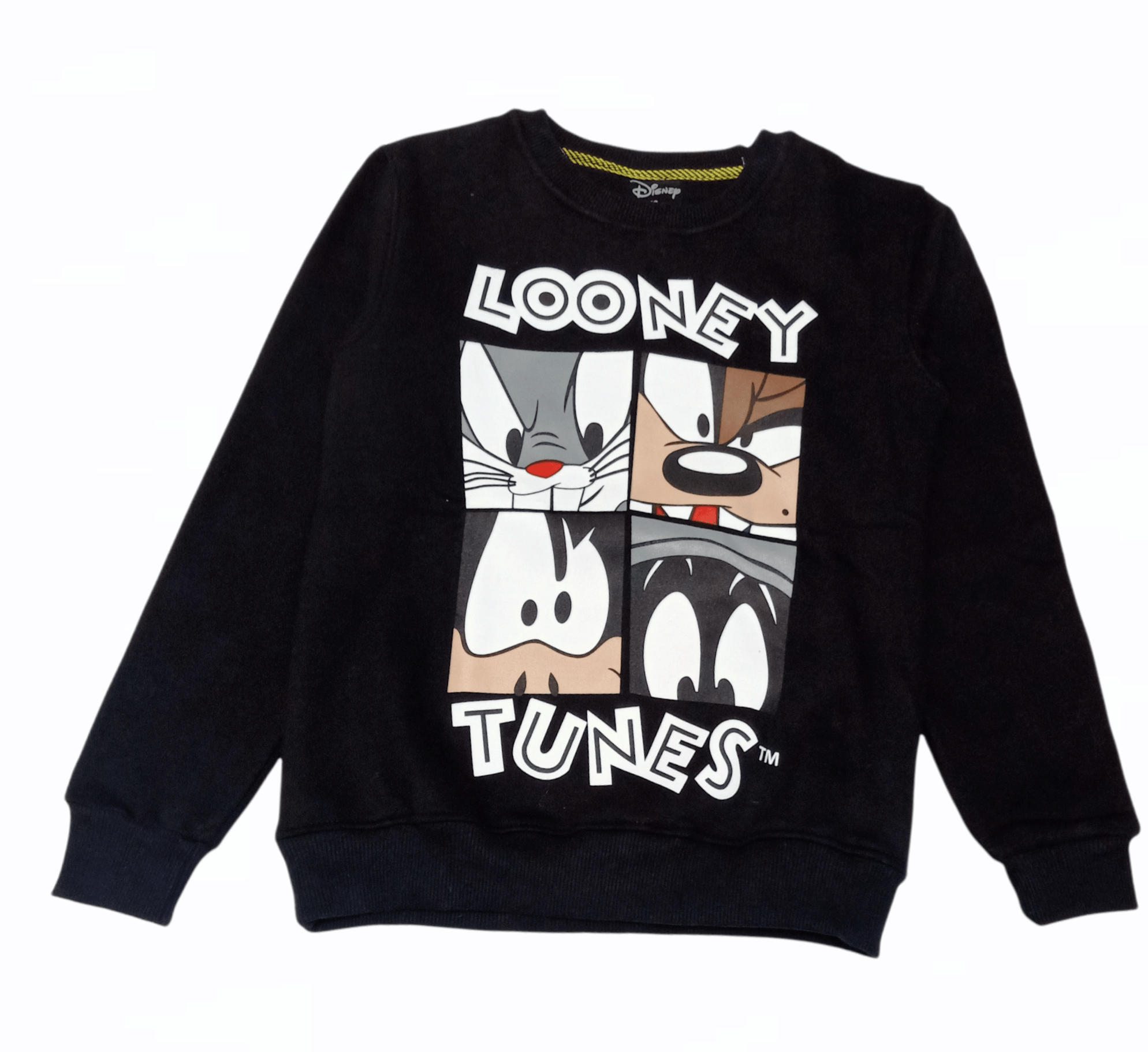 ElOutlet Kids Sweatshirts (slim-fit) Girl Looney Sweatshirt - Black
