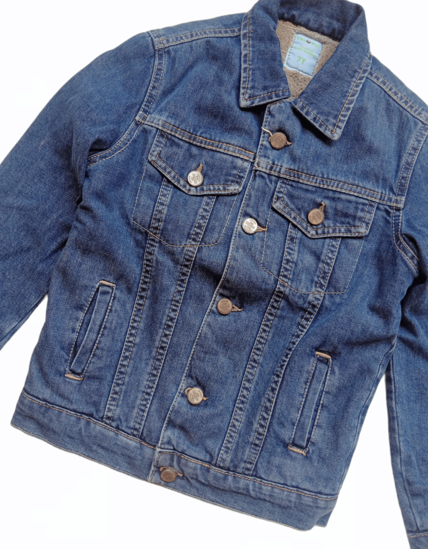 ElOutlet Kids Sweatshirts (Unisex) Kids Jeans Jacket