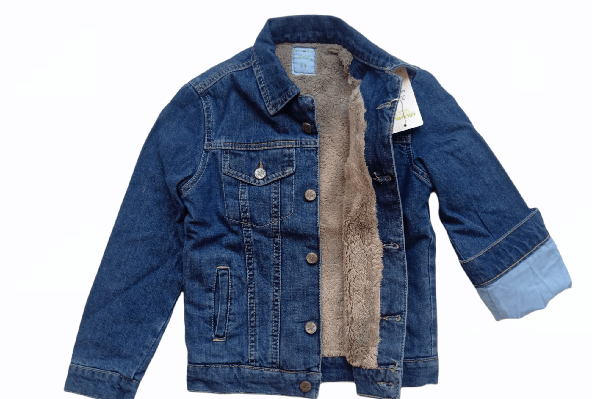 ElOutlet Kids Sweatshirts (Unisex) Kids Jeans Jacket