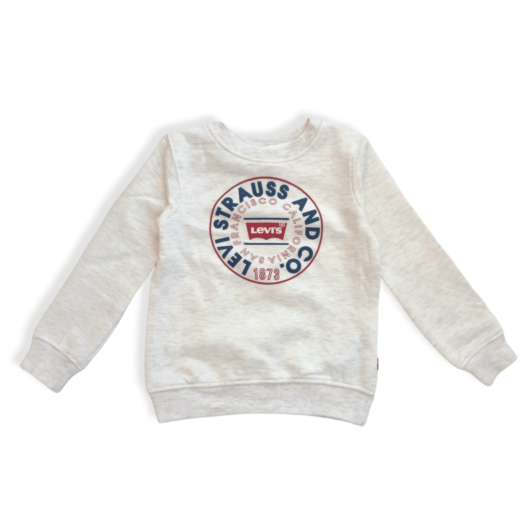 ElOutlet Kids Sweatshirts (Unisex) Melton Kids Sweatshirt - Levi's - Off-White