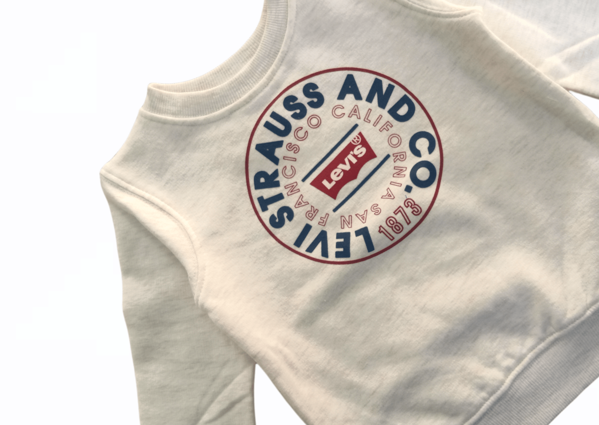 ElOutlet Kids Sweatshirts (Unisex) Melton Kids Sweatshirt - Levi's - Off-White