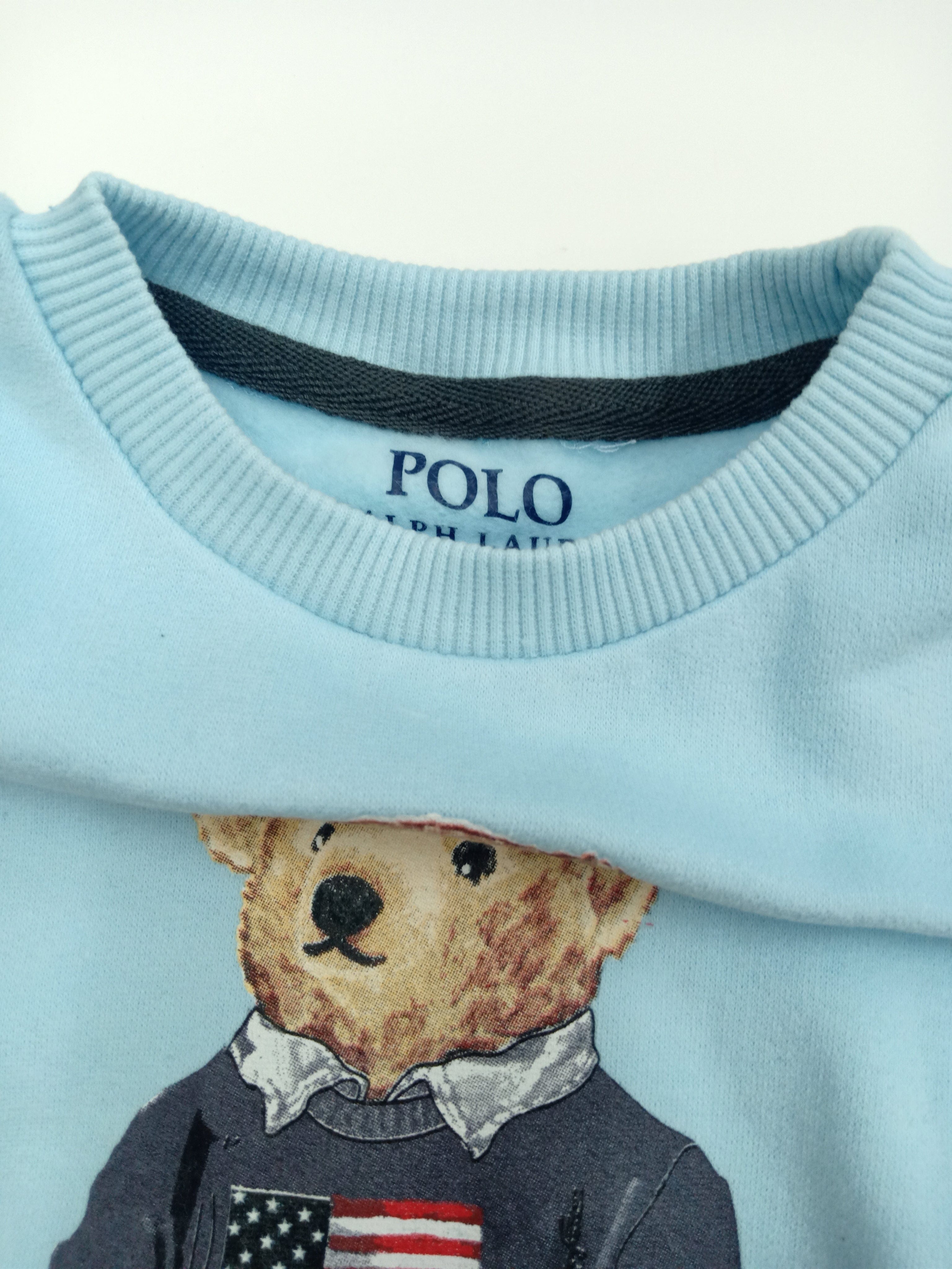 ElOutlet Kids Sweatshirts (Unisex) Melton Sweatshirt - Ralph Lauren - Baby Blue