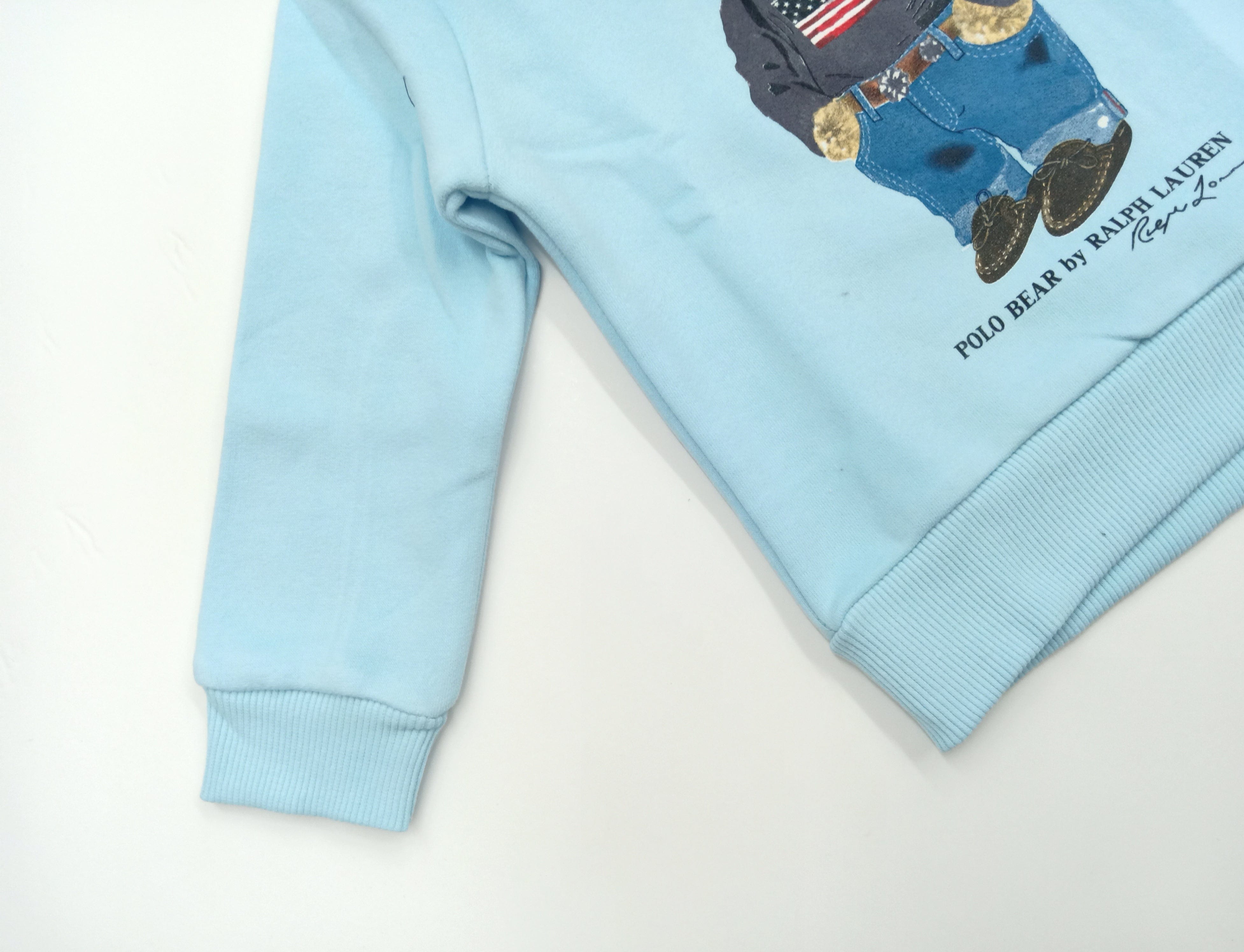 ElOutlet Kids Sweatshirts (Unisex) Melton Sweatshirt - Ralph Lauren - Baby Blue