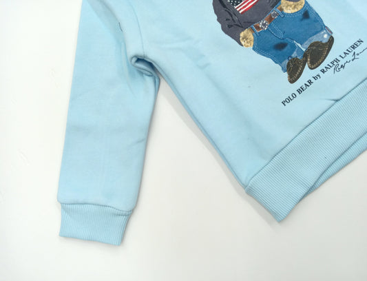 ElOutlet Kids Sweatshirts (Unisex) Melton Sweatshirt - Ralph Lauren - Baby Blue