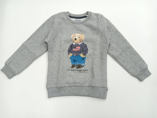 ElOutlet Kids Sweatshirts (Unisex) Melton Sweatshirt - Ralph Lauren - Grey