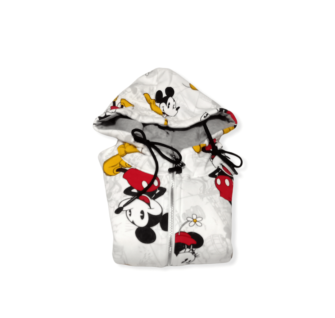 ElOutlet Kids Sweatshirts (Unisex) Zip-Through Jacket  مقاسات صغير - White