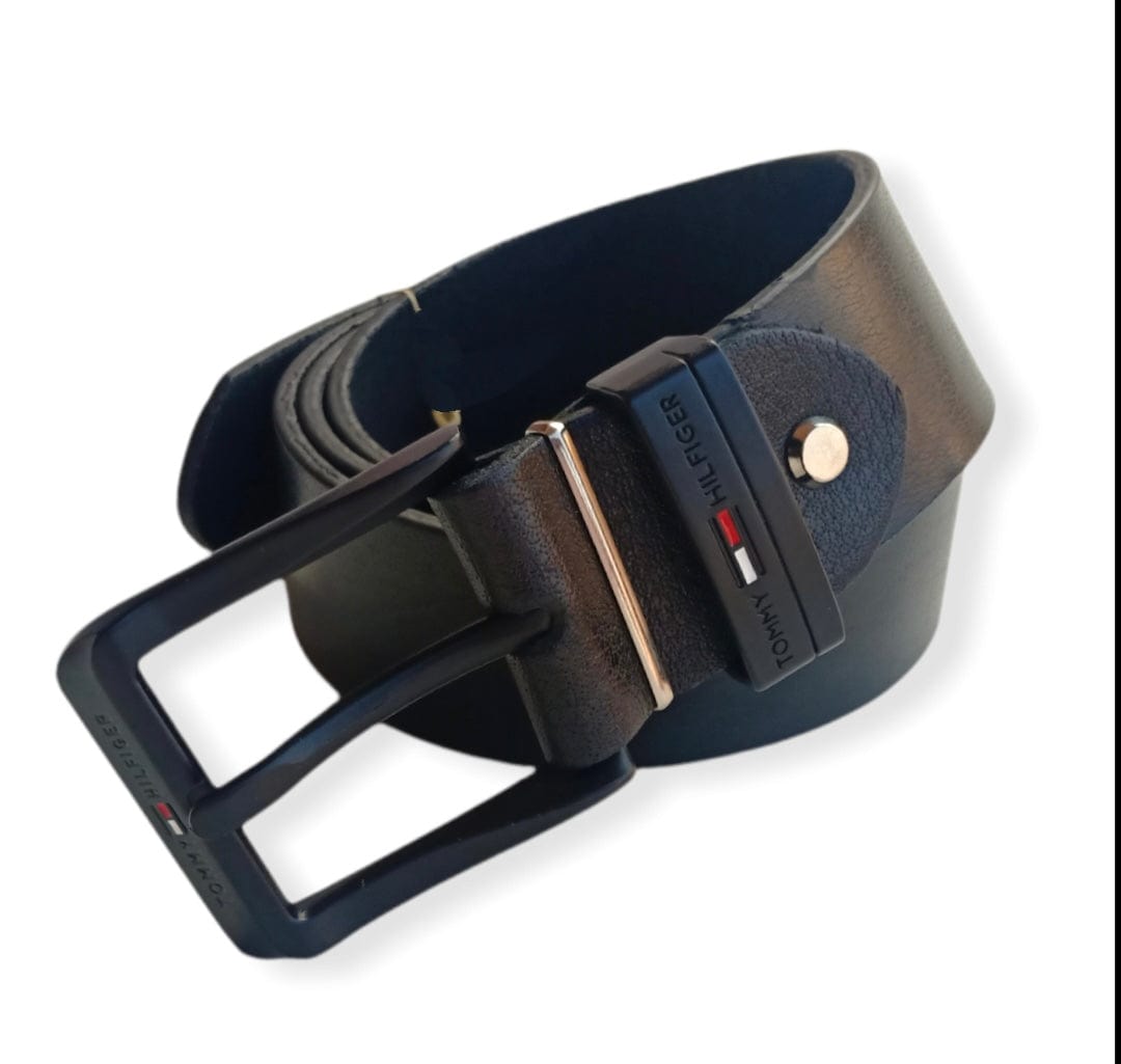 ElOutlet Men Belts Size 48-50 Black Belt_5