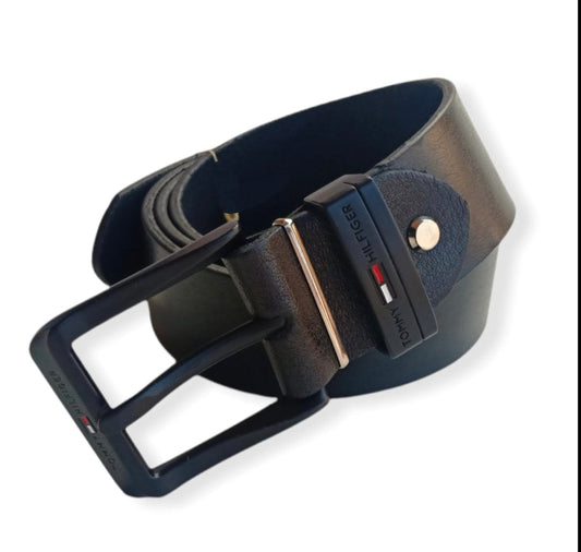 ElOutlet Men Belts Size 48-50 Black Belt_5
