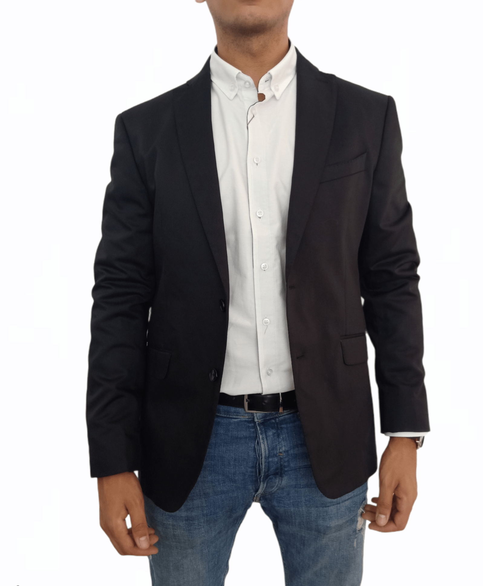 ElOutlet Men Blazers [slim-fit] Blazer - Zara - Black