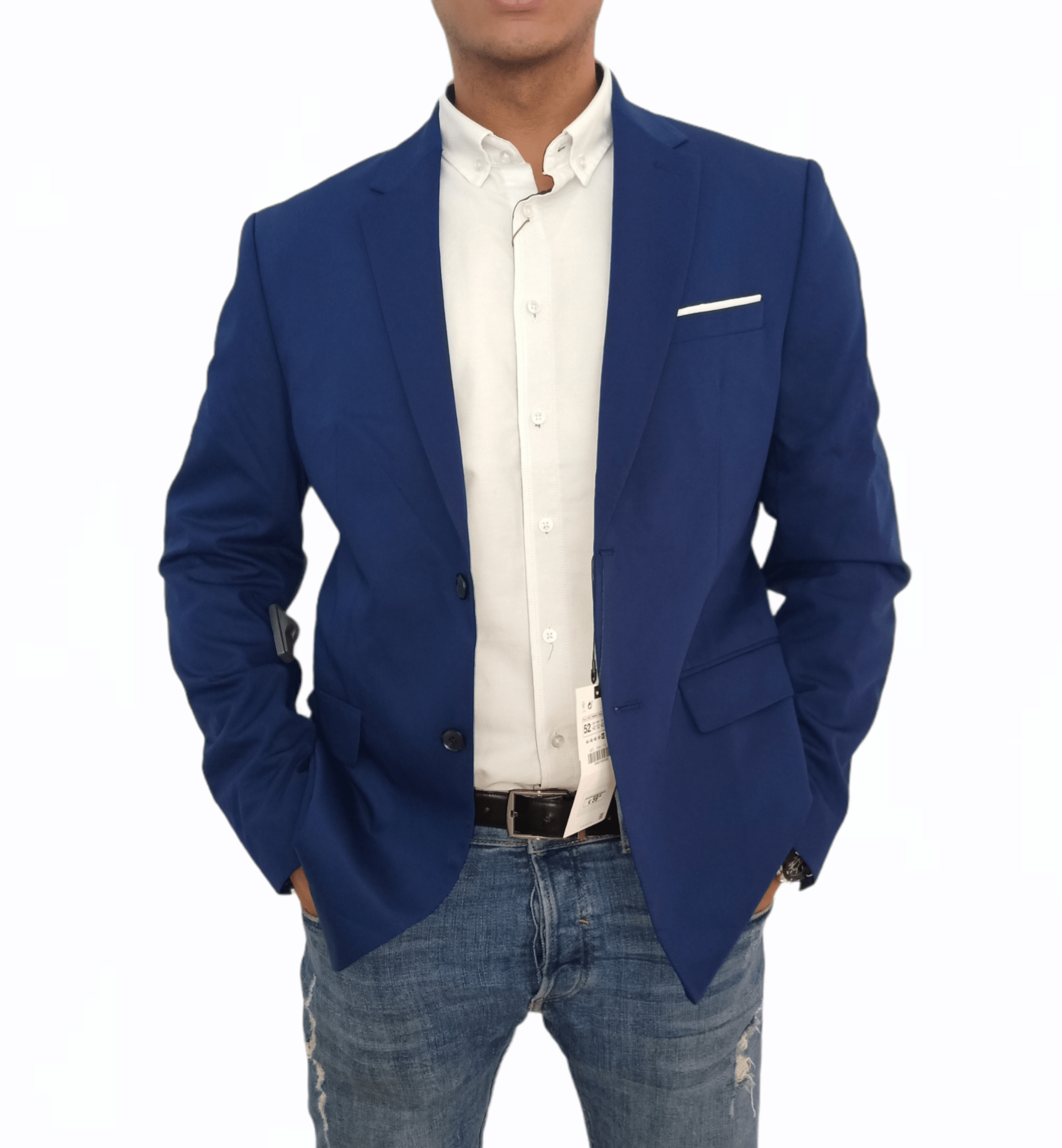 ElOutlet Men Blazers [slim-fit] Blazer - Zara - Blue