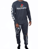 ElOutlet Men Pajama - PlayStation - Dark Grey