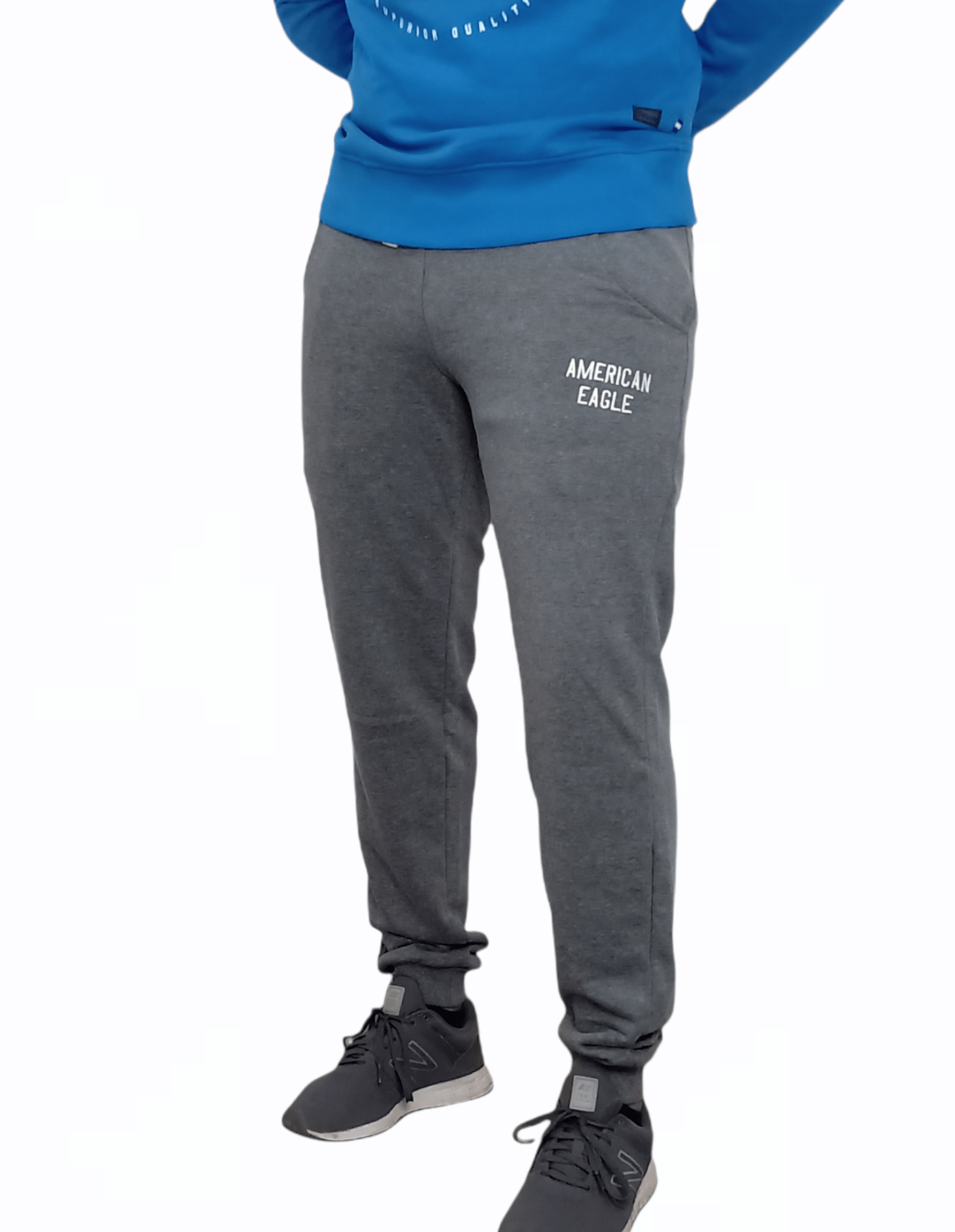 ElOutlet Men Pants Men - AE Jogger Pants - Grey
