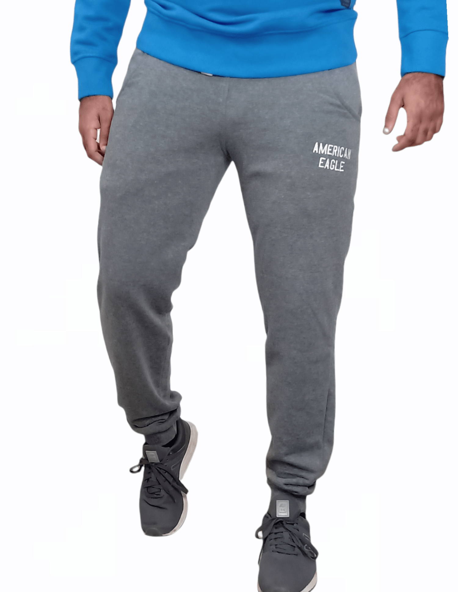 ElOutlet Men Pants Men - AE Jogger Pants - Grey