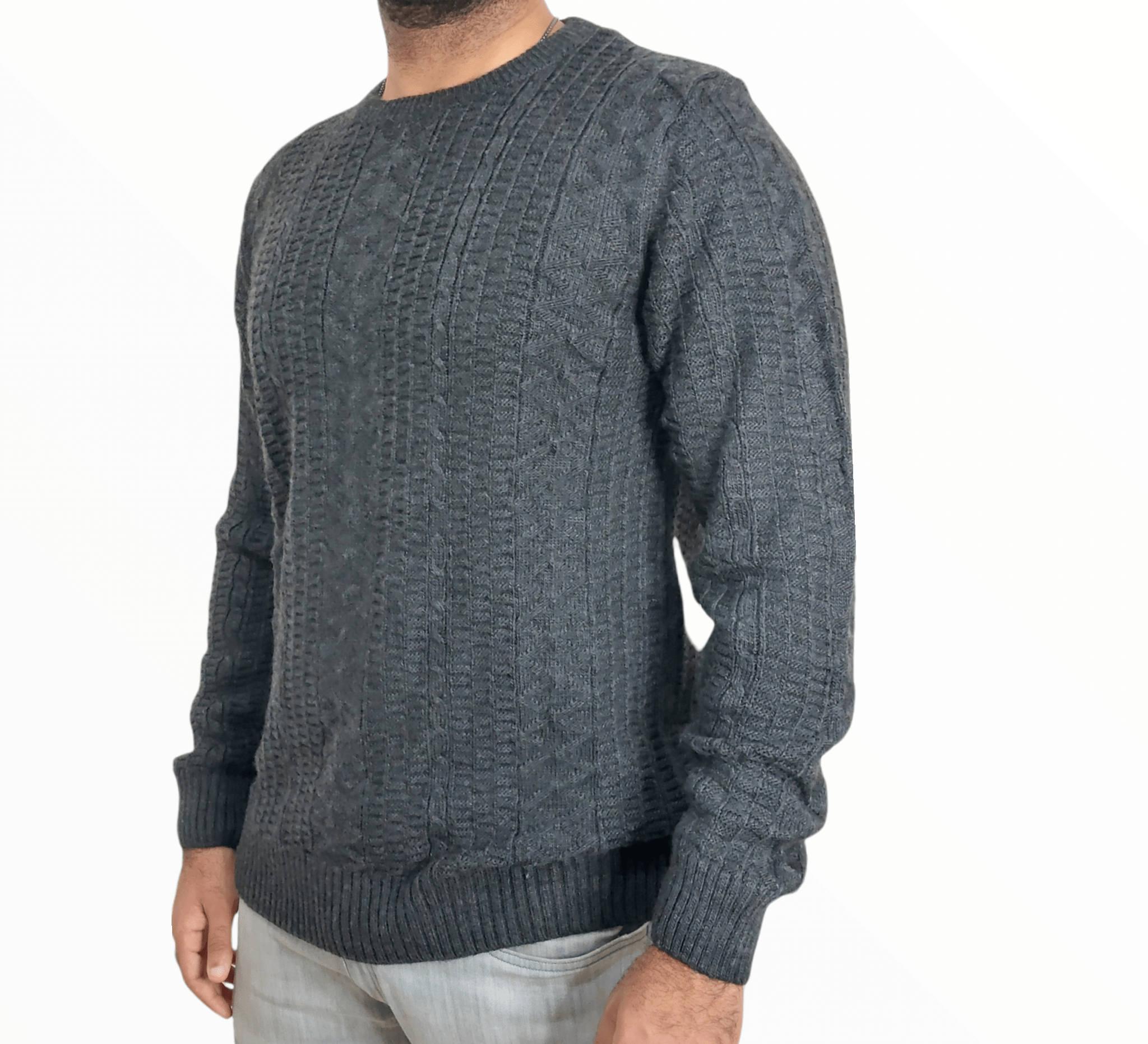 ElOutlet Men Pullover Men J&J Pullover - Dark Grey