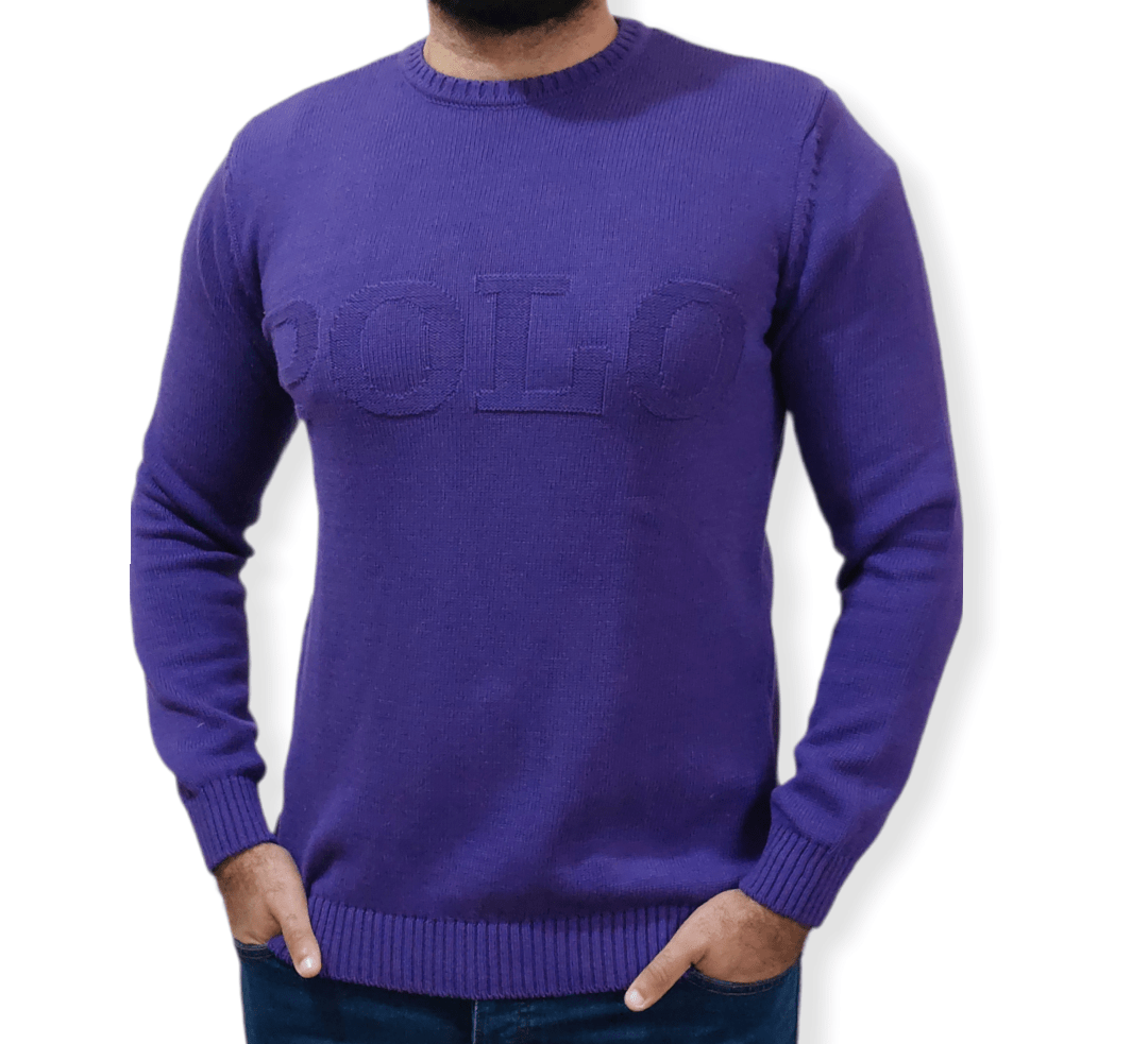 ElOutlet Men Pullover Men RL Pullover - Purple