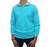 ElOutlet Men Pullover [Slim Fit] Men Pullover AX  - Light Blue