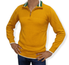 ElOutlet Men Pullover [Slim Fit] Men Pullover AX - Mustard