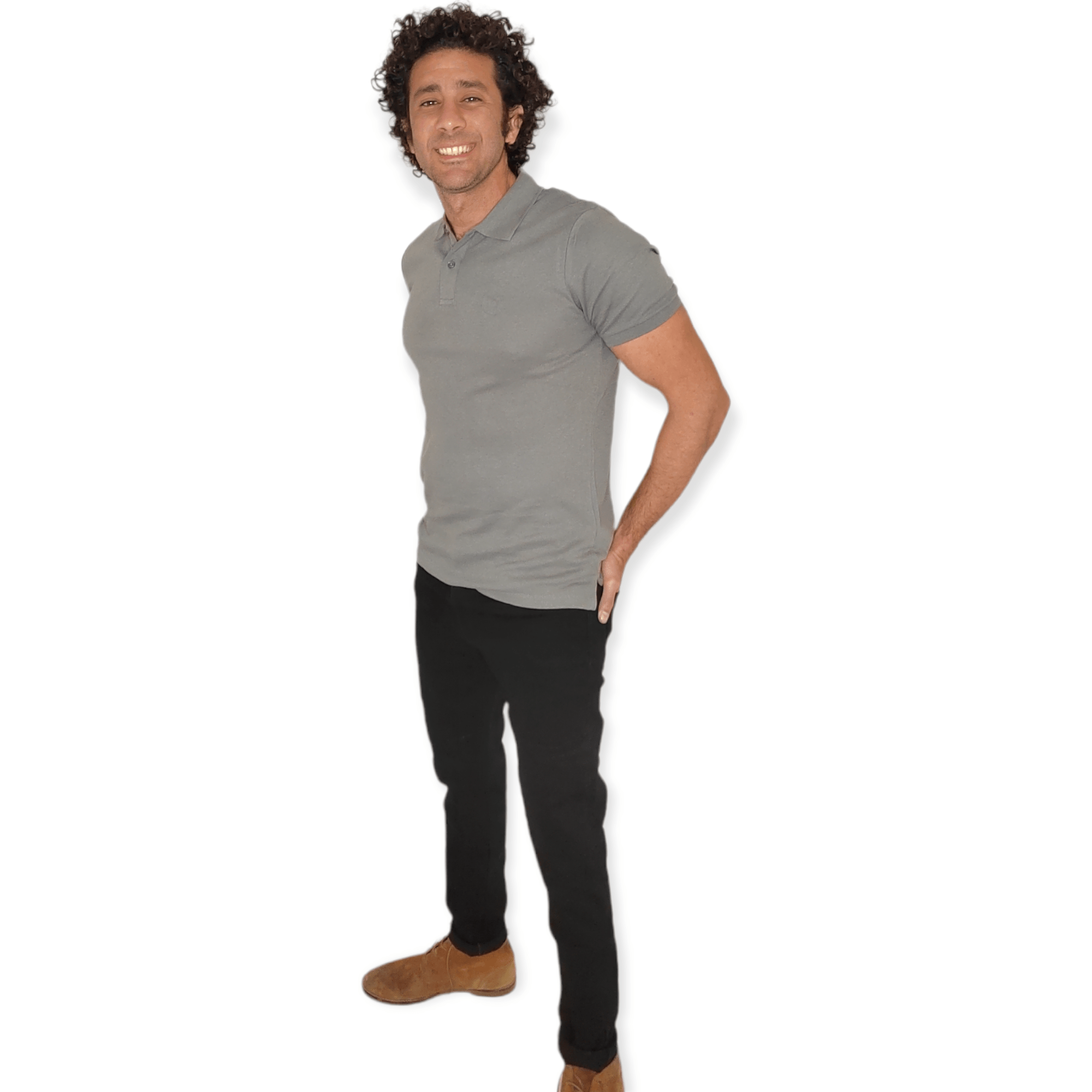 ElOutlet - Men Summer Men Pants Black Jeans (Slim-Fit)