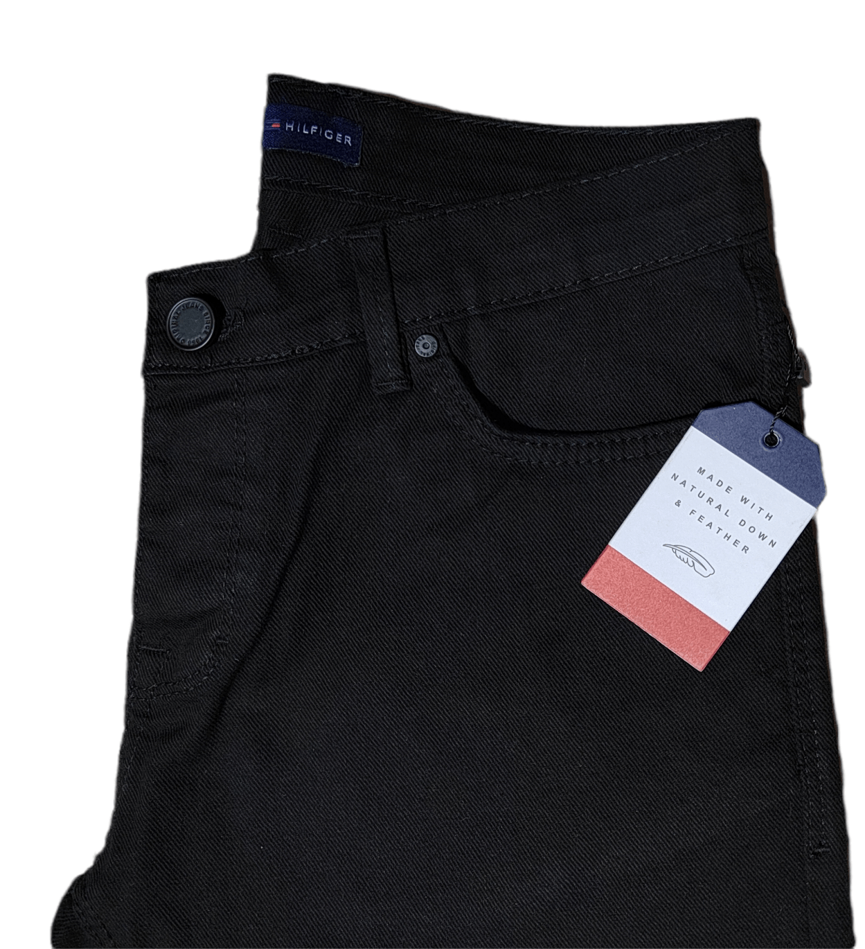 ElOutlet - Men Summer Men Pants Men TH Jeans Pants (Slim-Fit) -Black