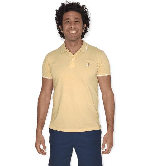 ElOutlet - Men Summer Men Polo's M JJ Polo Shirt - Yellow