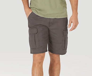 ElOutlet - Men Summer Men Shorts Men Cargo Shorts - Grey