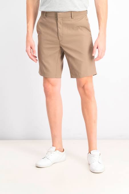 ElOutlet - Men Summer Men Shorts size 34 Men Shorts - Light Beige