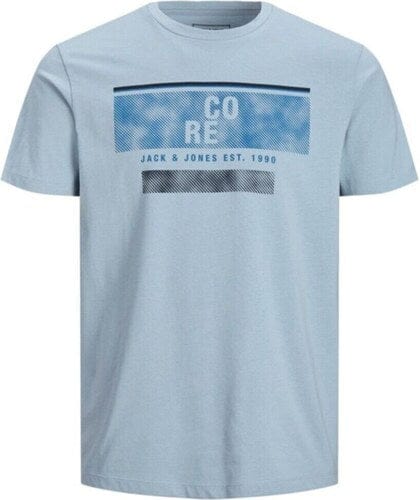 ElOutlet - Men Summer Men T-Shirt Men J&J Round Tshirt - Baby Blue (CORE)