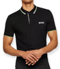 ElOutlet - Men Summer Men T-Shirt Men Polo Shirt (Slim-Fit) - Black