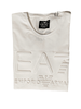 ElOutlet - Men Summer Men T-Shirt Men Round Tshirt (EA7) (Slim-Fit) - White