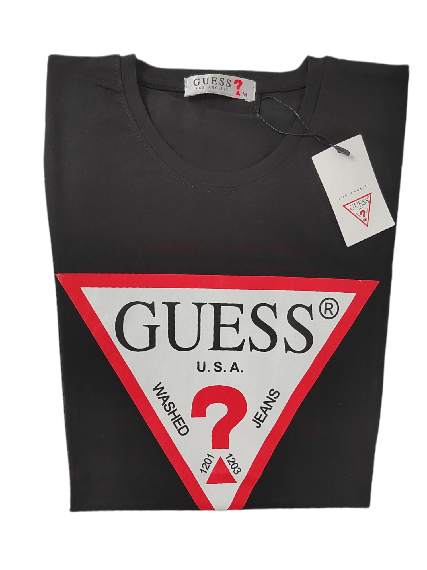 ElOutlet - Men Summer Men T-Shirt Men Round Tshirt (GS) (Slim-Fit) - Black