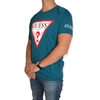ElOutlet - Men Summer Men T-Shirt Men Round Tshirt (GS) (Slim-Fit) - Petrol