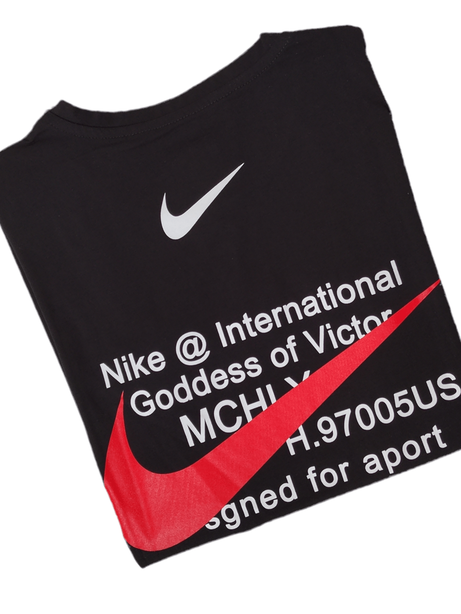 ElOutlet - Men Summer Men T-Shirt Men Round Tshirt (Jordan) (Slim-Fit) - Black