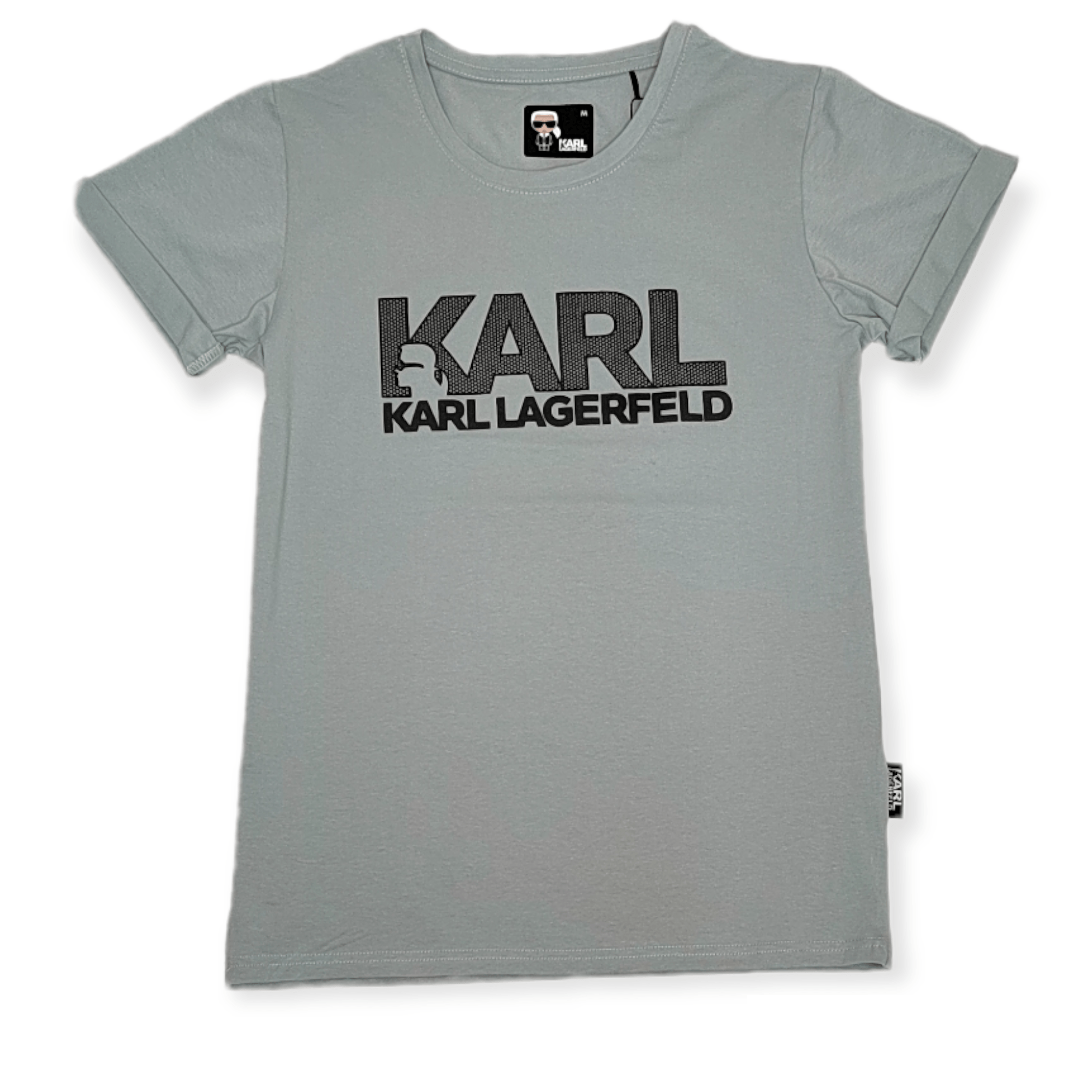 ElOutlet - Men Summer Men T-Shirt Men Round Tshirt (Karl) (Slim-Fit) - Pistache